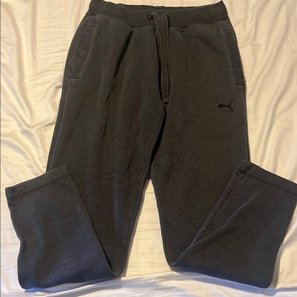 Puma Men's Dark Grey Sweatpants